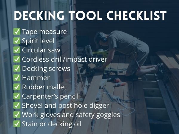 Decking Tool checklist