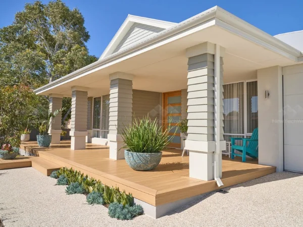 Photo of Composite decking by NewTechWood a supplier we trust for quality. Example image to demonstrate Composite Decking Lingo.